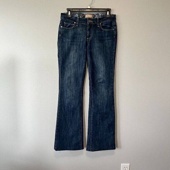 PAIGE Hollywood Hills Classic Rise Bootcut Jeans Size 27 - Picture 3 of 9